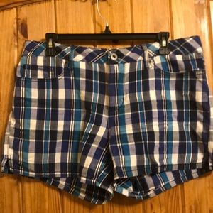 Plaid shorts